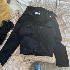 Derek lam size large with real fur collar